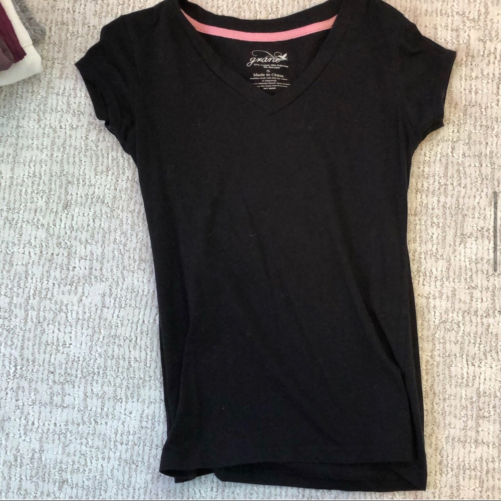 Black V-Neck